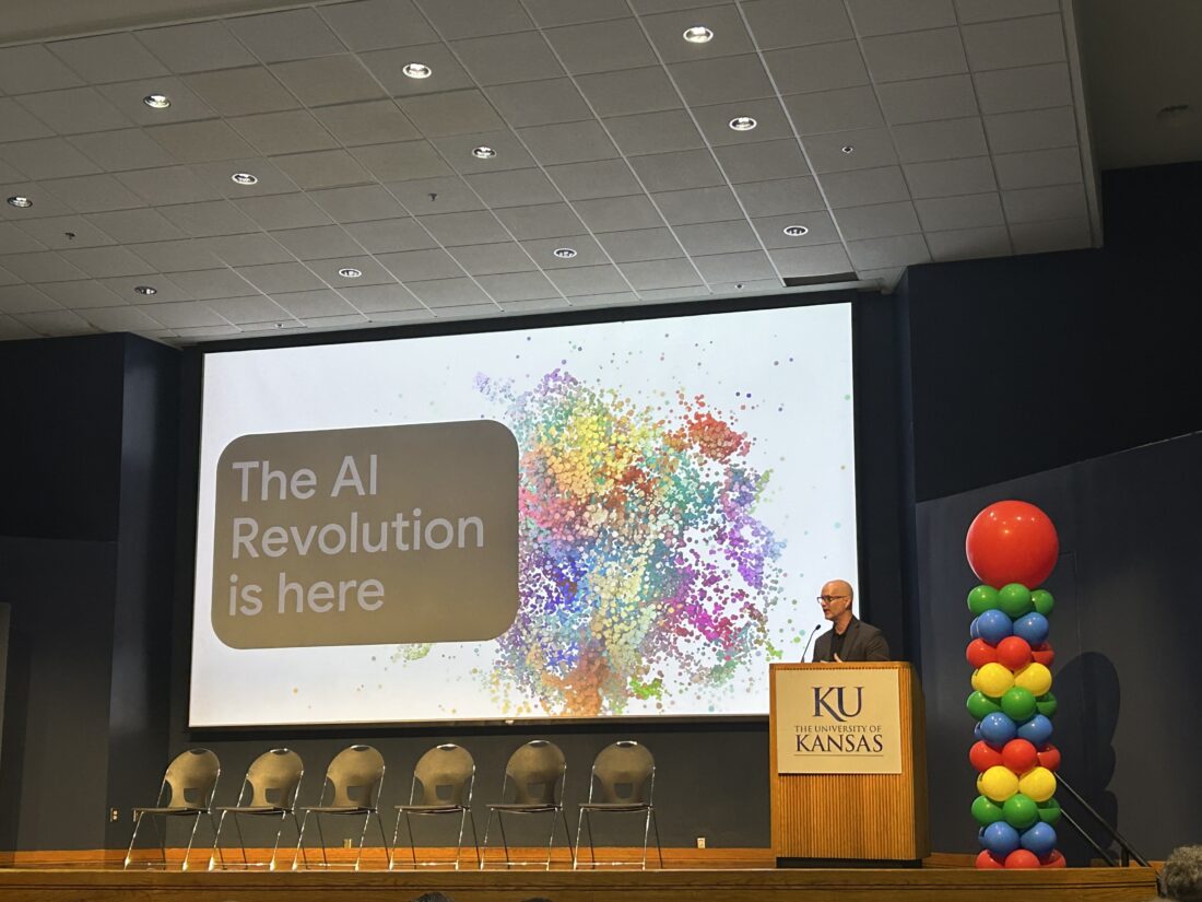 Image for Amid ‘AI Revolution,’ weeklong series at KU includes Google experts on how AI can be a partner for improving education